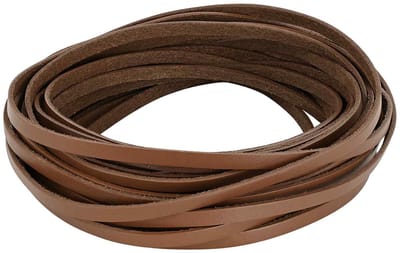 vidaXL - Leren - riem - 1 - Bruin - 1000 - x - 0,6 - cm - Leer