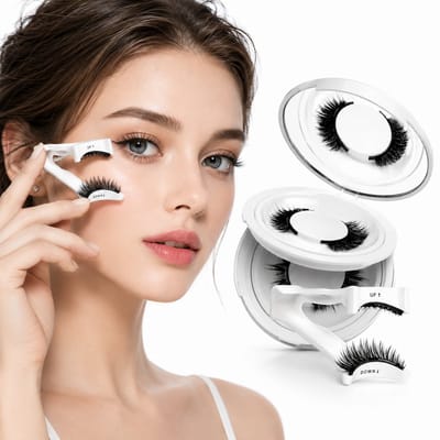 BOTC Magnetische Wimpers met Applicator - 2 Paar - Herbruikbare Nepwimpers Zonder Lijm - Natuurlijke Look, Eenvoudig Aanbrengen