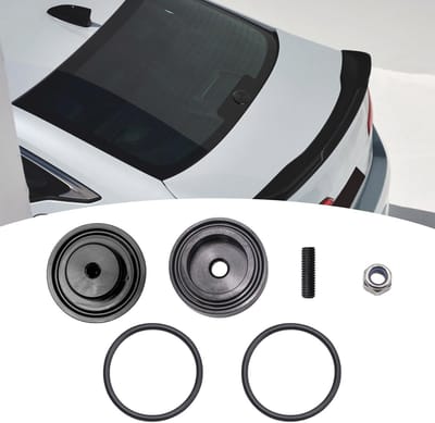 Achterruit Ruitenwisser Delete Kit - Windshield Wiper Blade Grommet Cap - Afdekdop Achterruit - Universeel - Aluminium - Zwart - Waterdichte Auto Accessoires