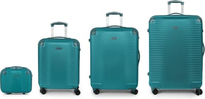 Gabol Balance XP 4 wielen Kofferset 4-delig met uitbreidingsplooi - Harde bagage - TSA slot - türkis