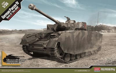 Academy Modelbouwpakket Militaire voertuigen - 13516 ​German Pz.Kpfw.IV Ausf.H -Ver. MID- Plastic - 1:35 - Modelbouw
