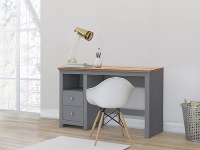Emerald-Bureau - 2-deurs - Grijs Eikenlook