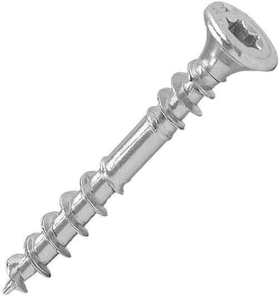 Verzonken Schroeven - Multikop Schroeven - Platen Bevestigen - Dubbele Schroefdraad - 4.0x33 mm 1000 stuks - Zilver