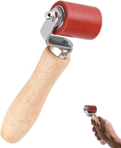 40mm Silicone Drukroller voor Hoge Temperatuur, Ideaal voor PVC Lijm, Wanddecoratie en Naaiwerk
