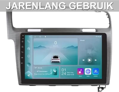 Autoradio met bluetooth - Carplay - Voor VW Golf 7 (2013-2017) - Geschikt voor Apple en Android - Stereo - Navigatie - Navigatiesysteem auto - 1GB 32GB
