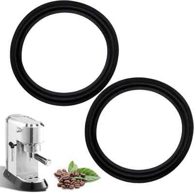 Set van 2 O-Ringen met een Diameter van 47 mm - Vervangingsonderdelen voor Koffiezetapparaten, Geschikt voor Strainer Carriers en Koffiekop Seal