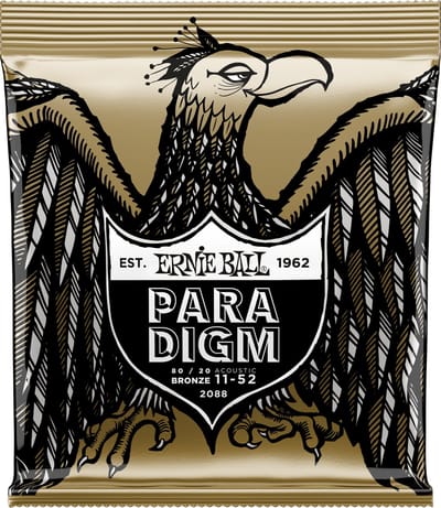 Ernie Ball Paradigm 80/20 Bronze - Gitaarsnaren Akoestisch - Light - .011-.052 - 80/20 Bronze