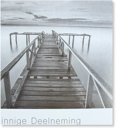 Cards & Crafts Condoleancekaart - Met Oprechte Deelneming Wenskaart - 12 x 11 cm - gevouwen kaart Inclusief envelop
