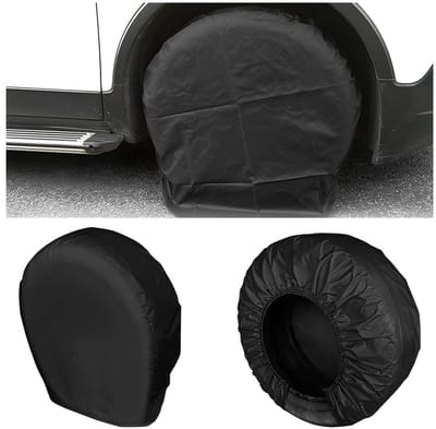 Set van 4 Beschermhoezen voor Banden - Waterdichte en UV-bestendige Bandenbescherming voor Caravan, Trailer en Auto