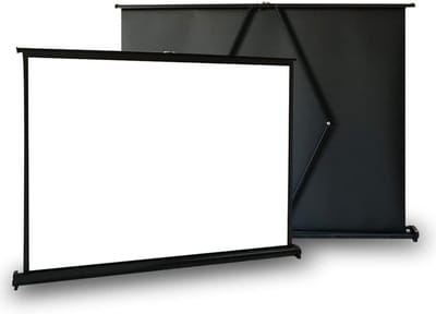 Projectiescherm - Mobiel Scherm - Thuisbioscoop Ervaring - Snel Opzetbaar - 40 inch - Wit