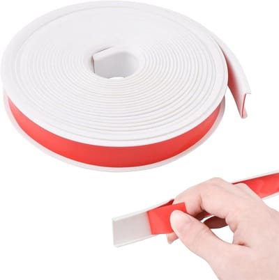 U-vormige Kantenband - Randbescherming Meubelrand - Meubels Beschermen - Zelfklevend Flexibel TPE - 5 Meter - Wit