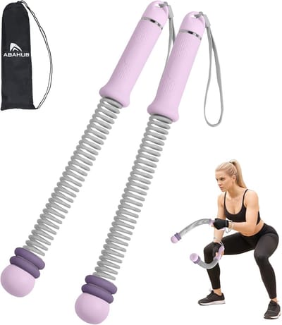 Gewogen draadloos gevechtstouw voor thuisgebruik, stille fitnessapparatuur voor HIIT en low-impact training met handschoenen en opbergtas