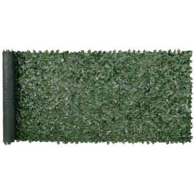 VEVOR Ivy Privacy Fence, 1500 x 4010 mm, Privacy Screen, Klimop Hek met Gaas Achterkant en Versterkte Verbinding, Kunstmatige Heggen met Wijnbladeren als Decoratie voor Tuin, Tuin, Balkon