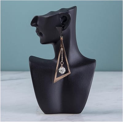 Sieraden Display Stand - Juweliers Rek - Sieraden Organiseren - Hars Portret Model - Groot - Zwart