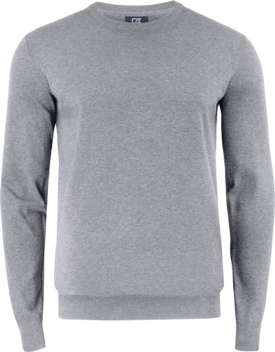 Cutter & Buck Oakville Crewneck Heren 355416 - Antraciet Melange - M