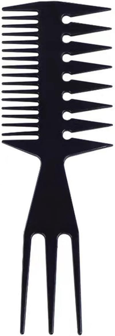 3-in-1 zijscheidingskam voor heren - Professionele stylingtool voor haar