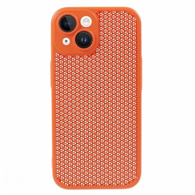 Cityhoesje - iPhone 15 Plus-14 Plus - Kstdesign Icenets - Series Backcover, Heat Dissipation Hard - Oranje