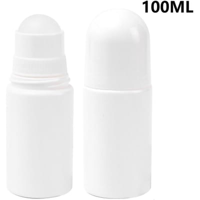 10 stuks Navulbare Lege Rollerflesjes Containers Herbruikbare Cosmetische Dispenserflesjes Duurzame Witte Reisflesjes