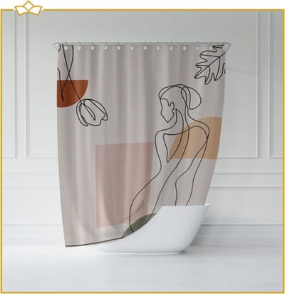 ATTREZZO® Douchegordijn Vigo - 150x180 cm