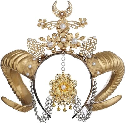 Solidchoice - Gouden Bloem Haarband voor Cosplay en Feest