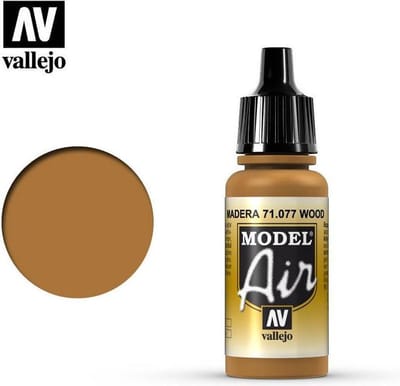 Vallejo Hobbyverf Acrylverf - 71077 Model Air Wood - Acryl Verf flesje - 17 ml
