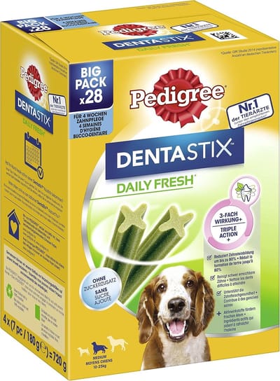 Honden Tandenstokers - Kauwsnacks - Mondhygiëne - Drievoudige werking - 28 stuks