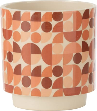 J-Line bloempot Trivial - keramiek - mix - medium - Ø 12 cm