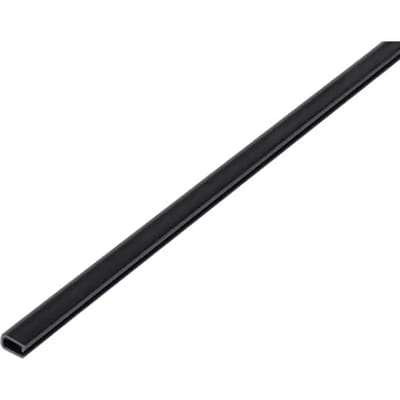 Alberts U-profiel - Pvc Zwart - 7x4x0,5mm 1m