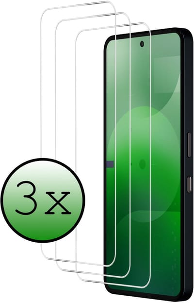Screenprotector - 3 Stuks Geschikt voor Nothing Phone (3a) - Extra Sterk - Beschermglas - Gehard Glas - Tempered Glass - Screen Protector