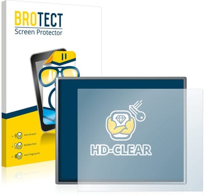 BROTECT - Screenprotector voor Siemens Simatic HMI KTP 400 Basic - Folie Beschermfolie transparant 2 Stuks