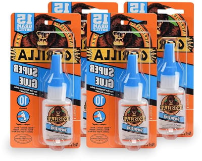 Super Lijm - Snelle Lijm - Directe Reparaties - Slagvast Rubber Versterkt - 4 Flessen 15ml - Helder
