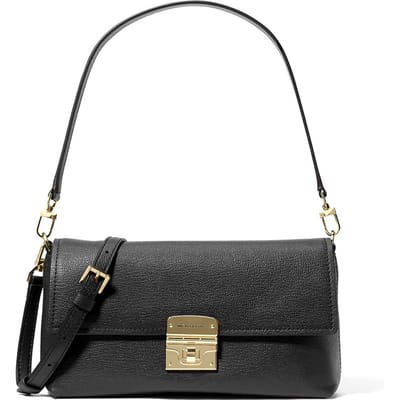 Michael Kors Medium Schoudertas Dames - Leer - Addie - Zwart