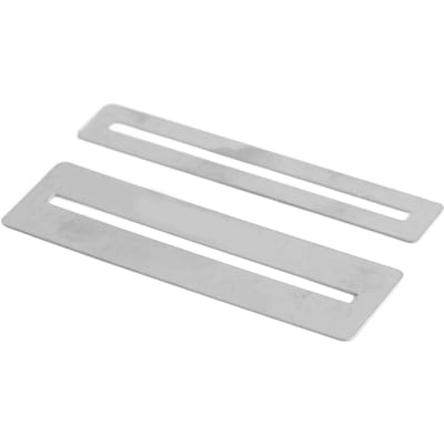 2 Stuks Gitaar Fret Toets Beschermer Roestvrij Robuust Gitaar Toets Fretbord Beschermer 8cm gray