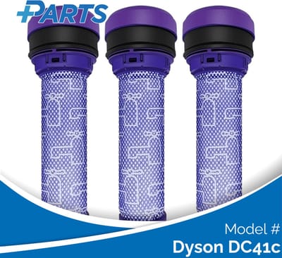 Dyson DC41c Filters (3 Stuks, Plus.Parts® alternatief voor 923413-01)
