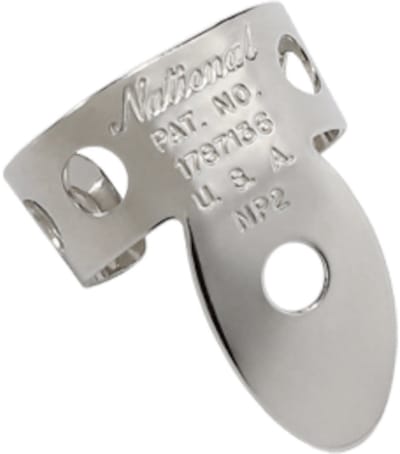 National - Nickel - Vinger plectrum - 4-pack