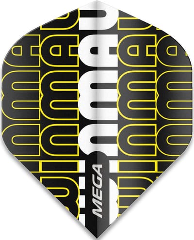 Winmau Mega Standard Yellow - Dart Flights