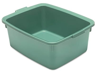 Afwasbak met Handgrepen - 12 L, Salie Groen, Voor Al uw Afwasbehoeften