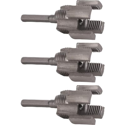 10 Pièces Outil de Filetage Intérieur Extérieur pour Tuyaux 3 4 Pouces DN20 Fileteuse de Tuyaux Intégrée pour Tuyaux PPR PVC MPP
