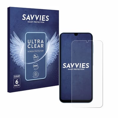 Savvies - Screenprotector voor Samsung Galaxy A15 5G - Folie Beschermfolie transparant 6 Stuks