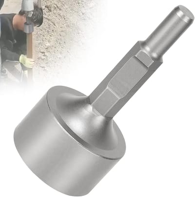 SDS HEX Terra Driver voor het Plaatsen van Houten Palen en Buizen, Diameter 105 x 220 mm, Binnenmaat 85 mm, Ideaal voor Jackhammer en Piketpalen