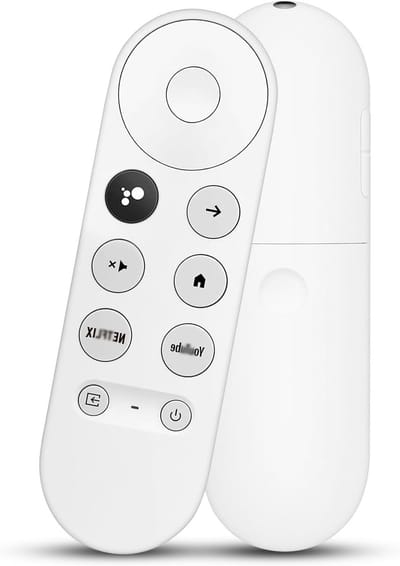 Universele Bluetooth Afstandsbediening met Spraakbediening voor Google Chromecast 4K TV