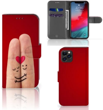 Boekhoesje voor Apple iPhone 11 Pro Wallet Case met Pasjes Liefde - Origineel Romantisch Cadeau