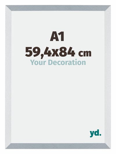 Your Decoration - Fotolijst A1 59,4x84 cm - MDF - Aluminium Geborsteld - Mura