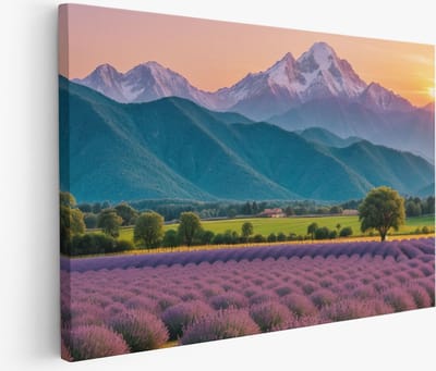 Saammp Muurcirkel Hout - Boeddha bij mooie Zonsondergang - Landschap - Ø 90 - Wandcirkel - Wanddecoratie Cirkel - Muurdecoratie Woonkamer - Muurcirkel Houten