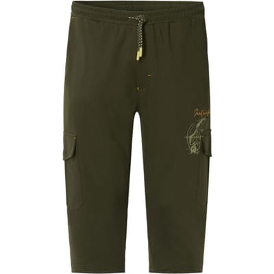 Jan Vanderstorm herren Joggingbroek - 60/62 - olijf - Plus Size