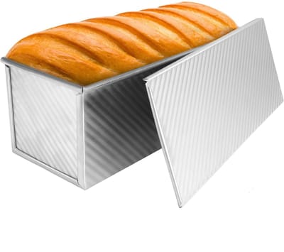 Unyqoos® Ruime broodbakvorm met deksel en ventilatiegaten voor perfect gebakken brood