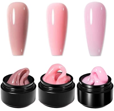 Born Pretty - Builder gel - 3x15 ml - HEMA-vrij - Buildergel - Builder gel nagels - Builder gel set - Builder gel gel nagels - Gelnagels - Gel nagels - Gel voor nagels - Hard gel - Polygel