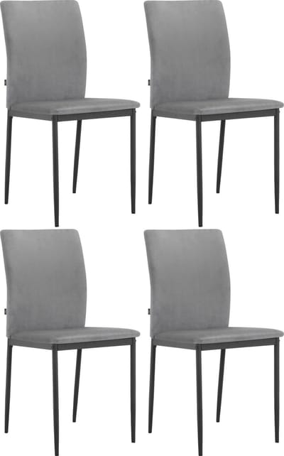 Pavia-Eetkamerstoel - 4 Pack - Antraciet