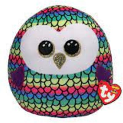 Ty Squish a Boo Owen Owl 20cm