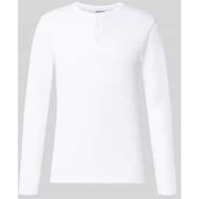 relaxed fit shirt met lange mouwen van katoenmix model 'MORRIS'